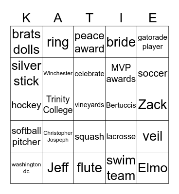 once upon a time  Bingo Card