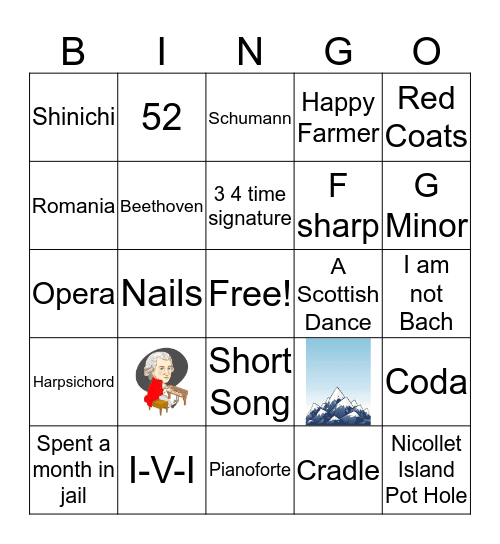 Book 2 BIngo Card