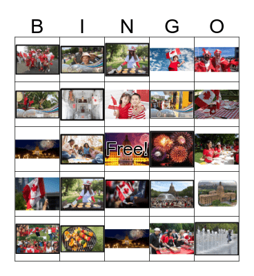 CANADA DAY!!! Bingo Card