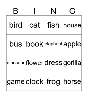 LSB BINGO Card