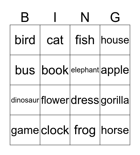 LSB BINGO Card