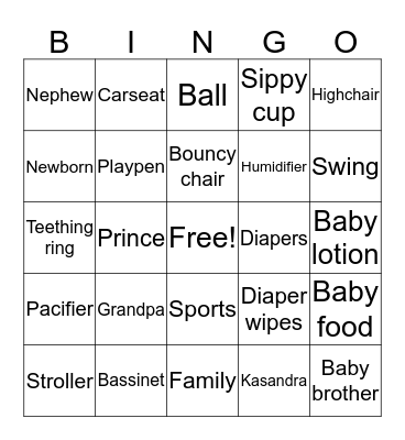 KYREN’S BINGO Card