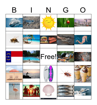Summer Bingo at Wire Bingo Card