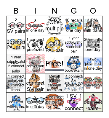 BINGO CONNECT  Bingo Card