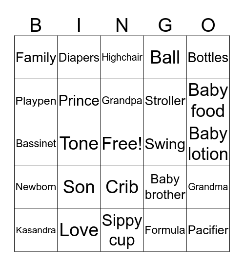 KYREN’S BINGO Card