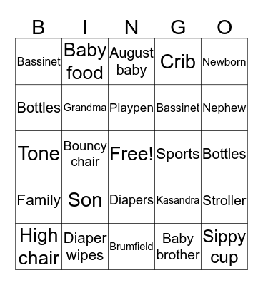 KYREN’S BINGO Card