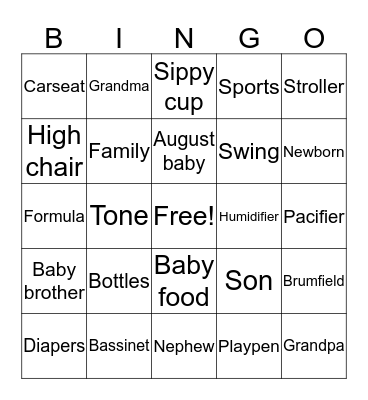 KYREN’S BINGO Card