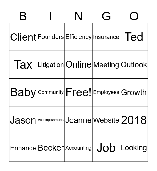 Hot Dog Bingo Card