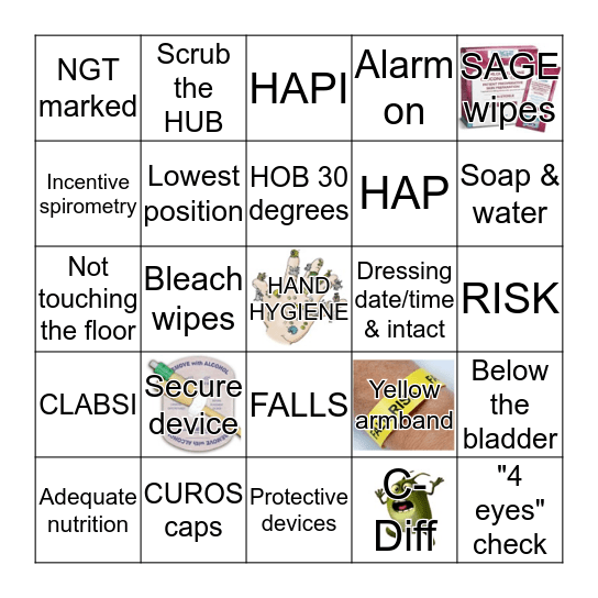 Quality BUNDLE Bingo Card