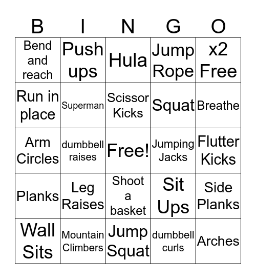 HHH Camp Disco 2 Bingo Card