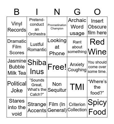JackBingo Card