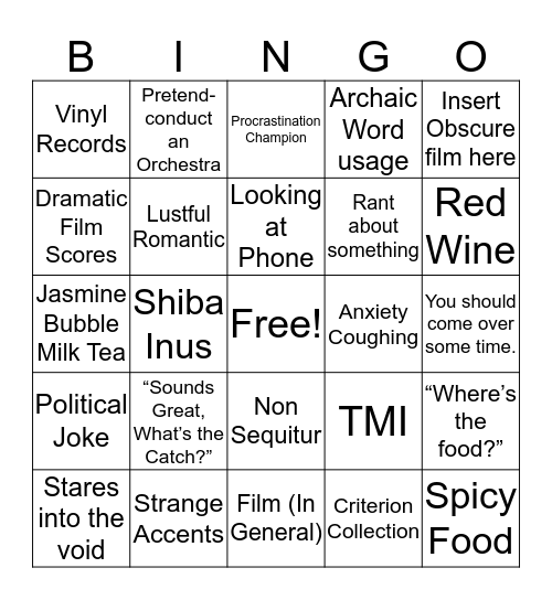 JackBingo Card