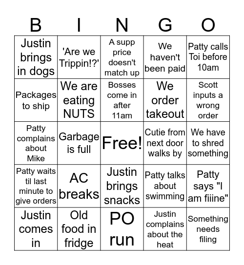 BINGO LifeXMD EDITION Bingo Card