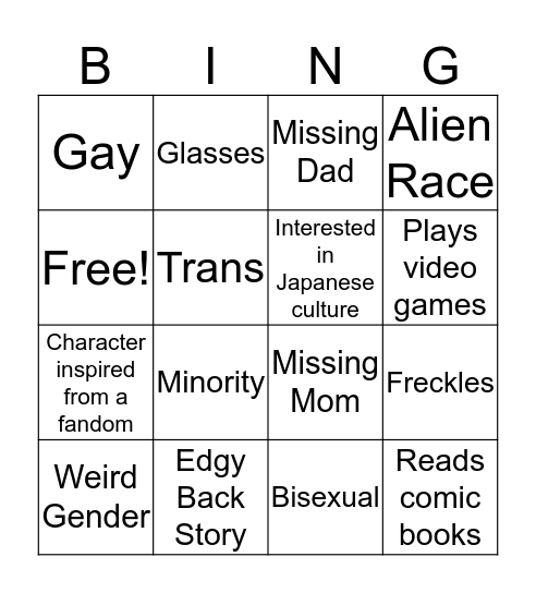 Crunch Bingo Card