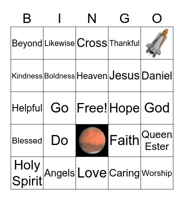 VBS Bingo Card