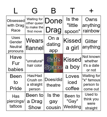 Queer Bingo Card