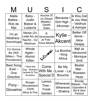202 Bingo Card