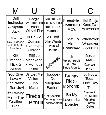 206 Bingo Card
