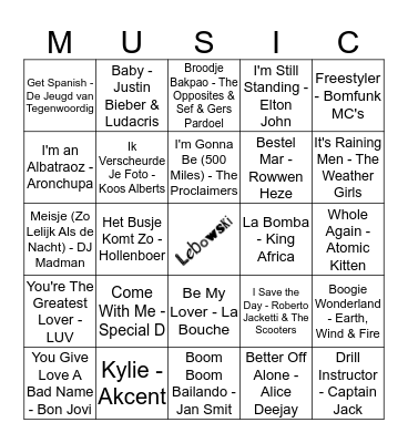 215 Bingo Card