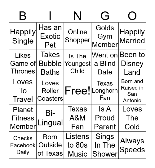 solveHR Bingo Card