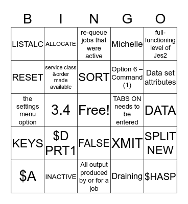 How well do you know stuff? Bingo Card