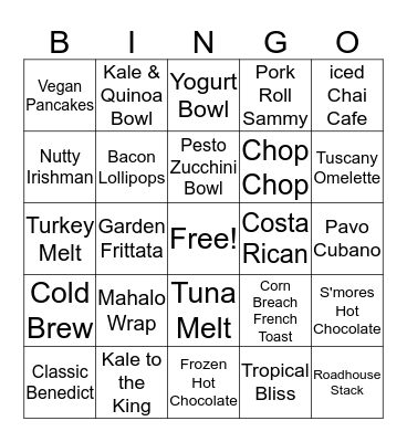TP Bingo  Bingo Card