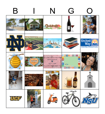 B & B Bingo Card