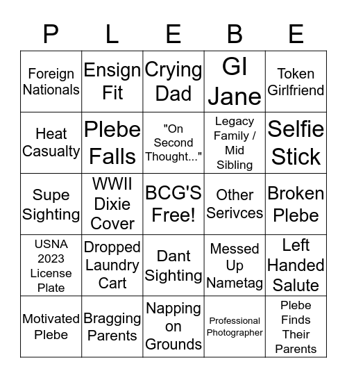 I DAY BINGO Card