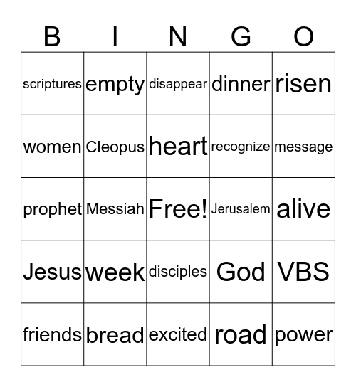 IN The WILD Bingo Card