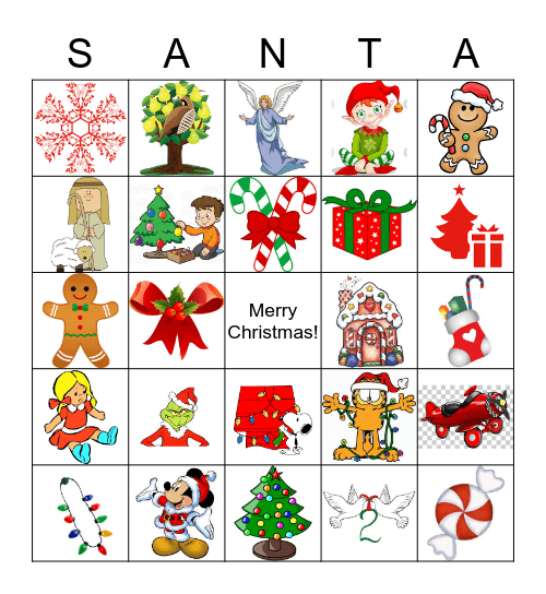 Lavrock Christmas Bingo Card