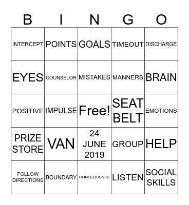 REVIEW Bingo Card