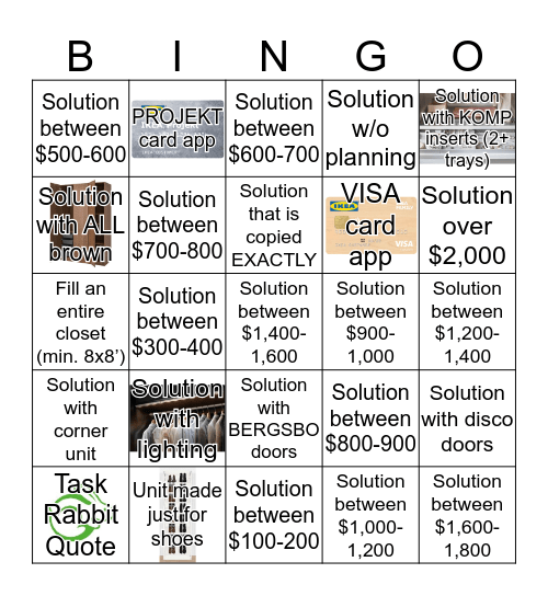 PAX Bingo! Bingo Card