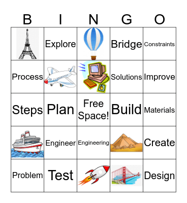 Engineering Design BINGO Card