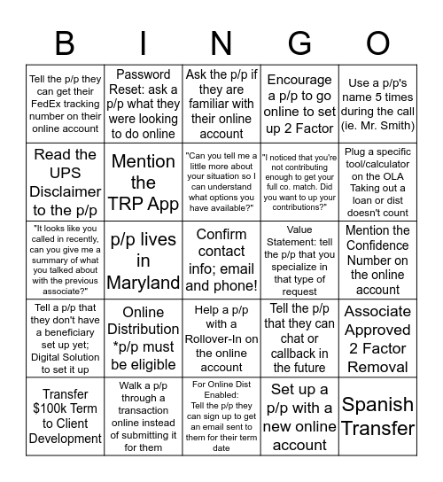 Brooke's Coaching Bingo! Bingo Card