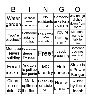 Arbor Place Bingo Card