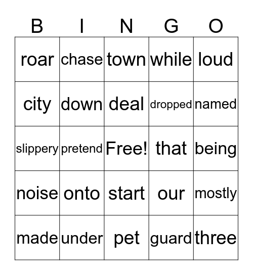 Basey's Bingo Card