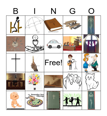 Worship Bingo Card