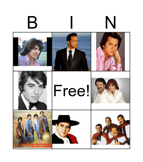 Bingo Musical! Bingo Card