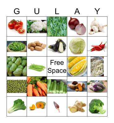 Bing-Gulay Bingo Card