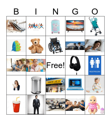 Airport Bingo Card