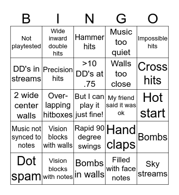 New mapper bingo! Bingo Card