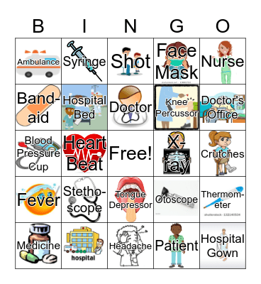 Doctor Bingo Card