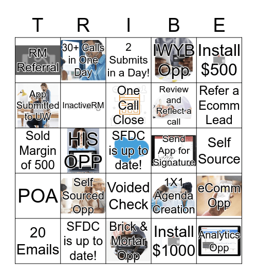Tribal Bingo Card
