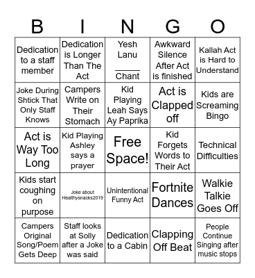 MesiBingo Card