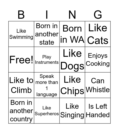 Launch Summer Bingo Card
