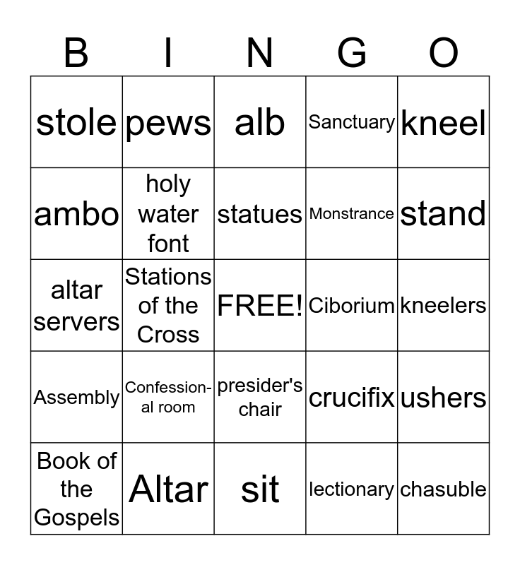 items-in-a-catholic-church-4-bingo-card