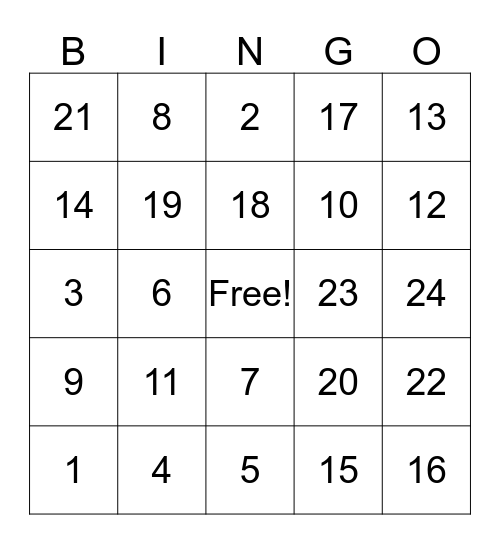 Pizza Ranch Wellness Bingo Card