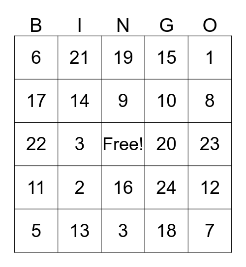 Pizza Ranch Wellness Bingo Card