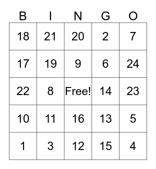 Pizza Ranch Wellness Bingo Card