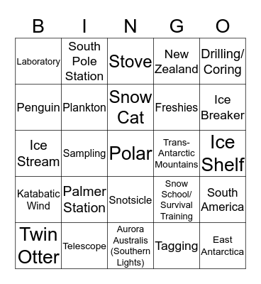 Women's Symposium Bingo Card